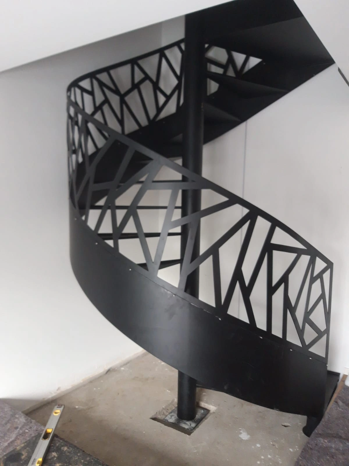 Escalier design géométrique